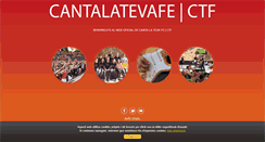 Desktop Screenshot of cantalatevafe.cat